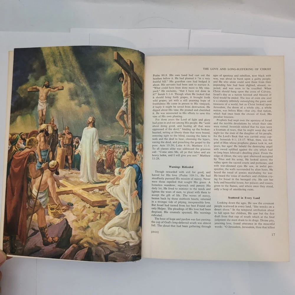 Pacific Press The Triumph of Gods Love E. G. White Hardcover 1957 Illustrated